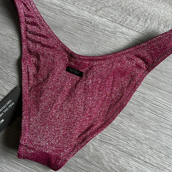 Grape sparkle Cheeky coverage Bathing suits bottoms - Picture 11 of 11